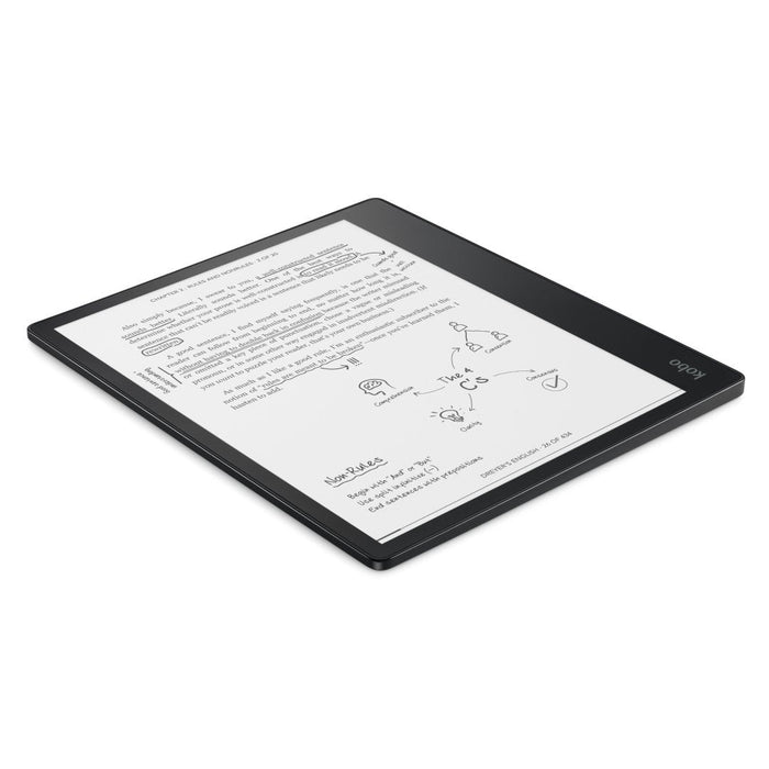 Kobo Elipsa lying down front view.
